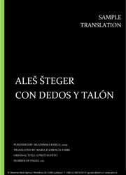 Aleš Šteger: Con dedos y talón, Individual sample translation