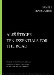 Aleš Šteger: Ten Essentials For The Road, Individual sample translation