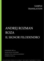 Andrej Rozman Roza: Il signor Filodendro, Individual sample translation