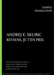 Andrej Skubic: Reviens je t en prie, Individual sample translation