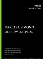 Barbara Simoniti: Andrew Sleepless, Individual sample translation