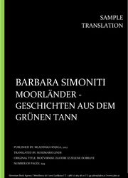 Barbara Simoniti: Moorländer - Geschichten aus dem Grünen Tann, Individual sample translation