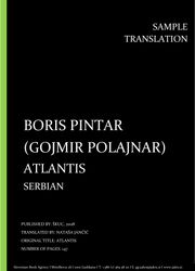 Boris Pintar: Atlantis, Serbian, Individual sample translation