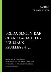 Breda Smolnikar: Quand là-haut les bouleaux feuillissent, Individual sample translation