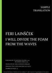 Feri Lainšček: I Will Divide the Foam From the Waves, Individual sample translation