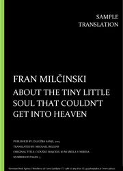 Fran Miličinski: About the Tiny Little Sould That Couldn't Get Into Heaven, Individual sample translation