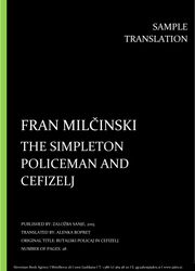 Fran Miličinski: The Simpleton Policeman and Cefizelj, Individual sample translation