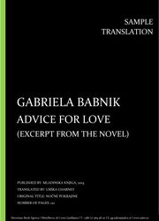 Gabriela Babnik: Advice for Love, Individual sample translation