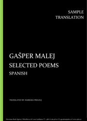 Gašper Malej: Selected Poems, Spanish, Individual sample translation