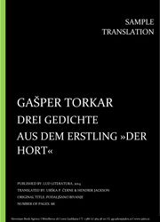 Gašper Torkar: Drei Gedichte, Individual sample translation