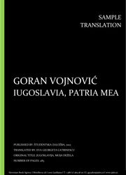 Goran Vojnović: Iugoslavia, patria mea, Individual sample translation