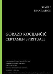 Gorazd Kocijančič: Certamen spirituale, Individual sample translation