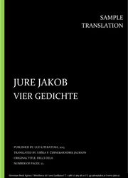 Jure Jakob: Vier Gedichte, Individual sample translation