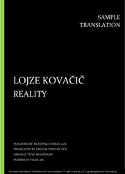 Lojze Kovačič: Reality, Individual sample translation