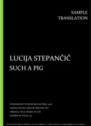 Lucija Stepančič: Such a Pig, Individual sample translation