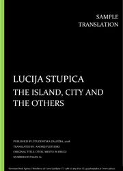 Lucija Stupica: The Island, City and the Others, Individual sample translation