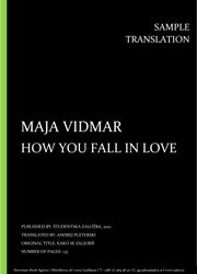 Maja Vidmar: How You Fall in Love, Individual sample translation