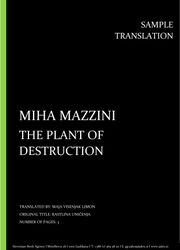 Miha Mazzini: The Plant of Destruction, Individual sample translation