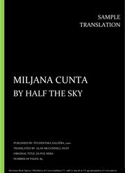 Miljana Cunta: By Half the Sky, Individual sample translation