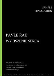 Pavel Rak: Wyciszenie serca, Individual sample translation
