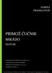 Primož Čučnik: Mikádo, Slovak, Individual sample translation