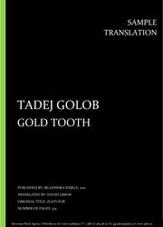 Tadej Golob: Gold Tooth, Individual sample translation