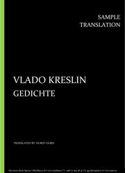 Vlado Kreslin: Gedichte, Individual sample translation