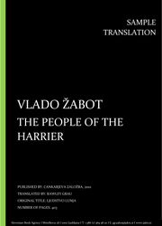 Vlado Žabot: The People of the Harrier, Individual sample translation