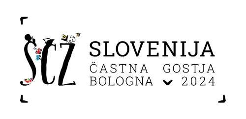 Logotip Slovenija častna gostja v Bologni 2024