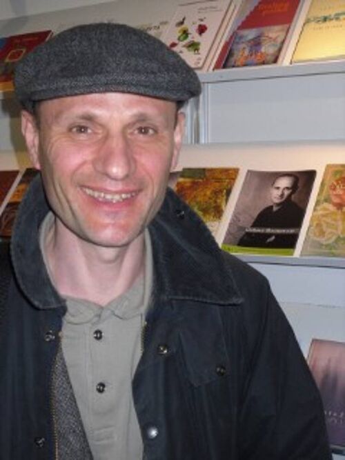 Dušan Šarotar na knjižnem sejmu v Budimpešti 2011