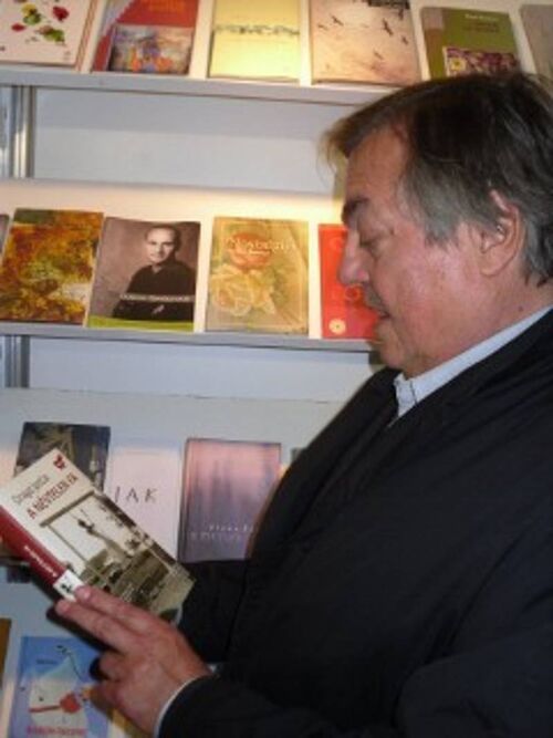Drago Jančar na knjižnem sejmu v Budimpešti 2011