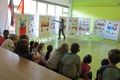 Razstava Pot knjige na OŠ Danila Lokarja Ajdovščina, 19. oktober.–8. november 2017